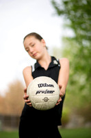 Pueblo volleyball player's sports photos by Pueblo photographer K.D. Elise Photography